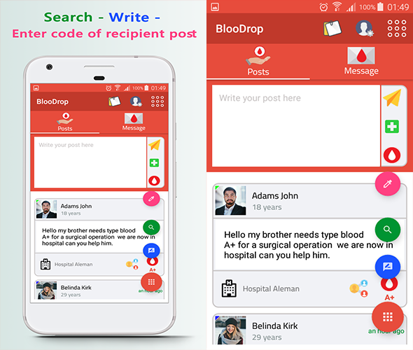 BlooDrop - Blood Donation App - 3
